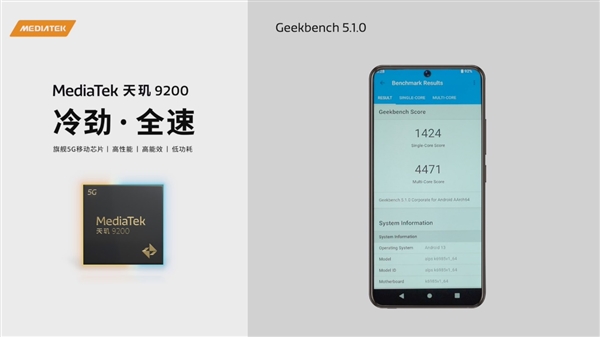 联发科天玑9200跑分首发:GPU史诗级飞跃!终成第一