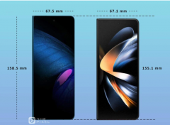 三星Galaxy Z Fold 5机身尺寸对比