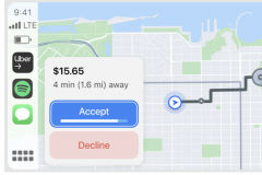优步将苹果CarPlay集成到其面向