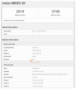 魅族20/20 Pro手机现身Geekbench 基