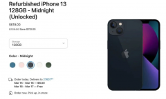 苹果首次在美推出iPhone 13系列
