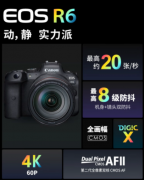 佳能EOS R6相机Ver1.8.1固件更新发
