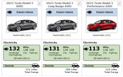 2023款特斯拉Model 3汽车曝光：高