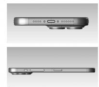 苹果iPhone 15 Pro手机更多CAD渲染