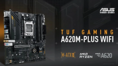 华硕推出TUF A620M主板:支持DDR