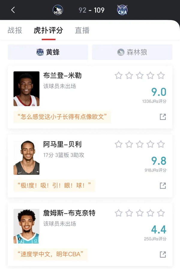 战鹰赢“棋”了？能给万物打分的虎扑网友笑死我了
