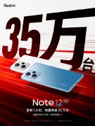 Redmi Note 12 系列首战告捷，1 小