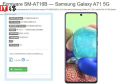 Galaxy A71 5G已开始推送安卓13/