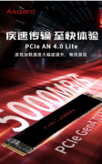 阿斯加特推出AN4.0 Lite SSD 支持