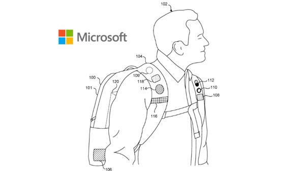 微软AI双肩包设计现身：实时自动识别周围环境